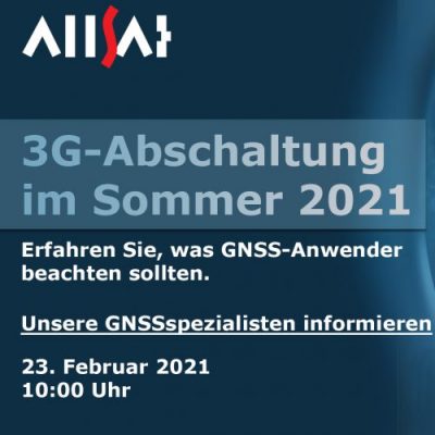 3-G Abschaltung GNSS Anwender